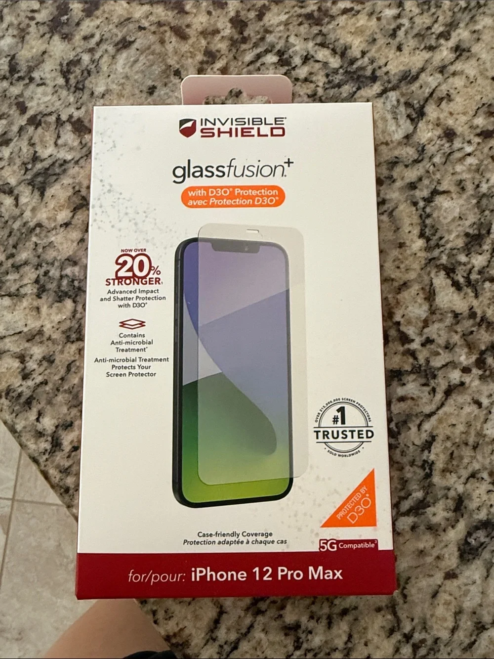 GlassFusion+ Screen Protector for iPhone 12 Pro Max - Clear